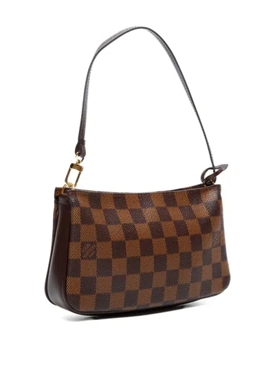 Pre-owned Louis Vuitton 2006 Pochette Accessoires Shoulder Bag In Brown