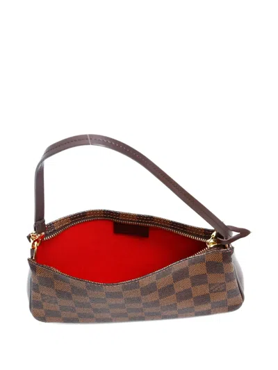 Pre-owned Louis Vuitton 2006 Pochette Accessoires Shoulder Bag In Brown