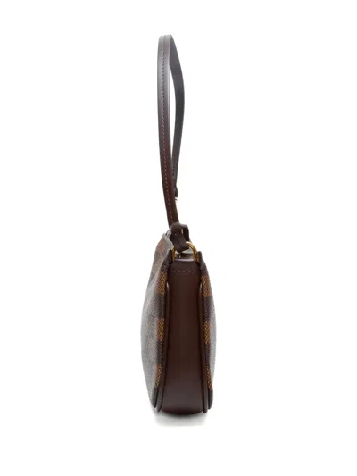 Pre-owned Louis Vuitton 2006 Pochette Accessoires Shoulder Bag In Brown