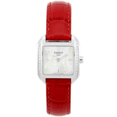 Tissot Women's T-wave Mother Of Pearl Dial Watch