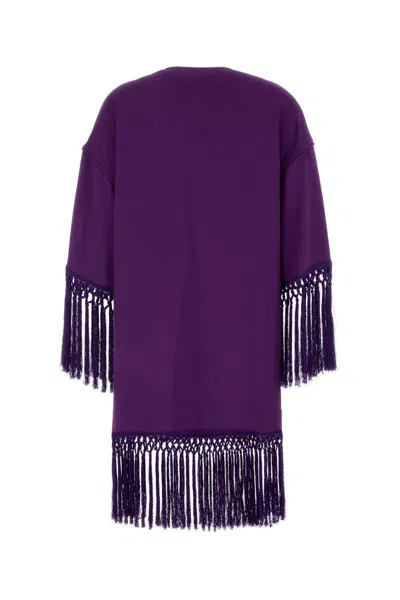 Valentino Cady Couture Midi Dress In Purple