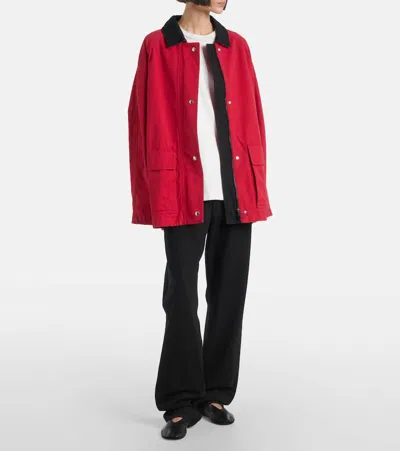 The Row Elodianna Cotton Twill Jacket