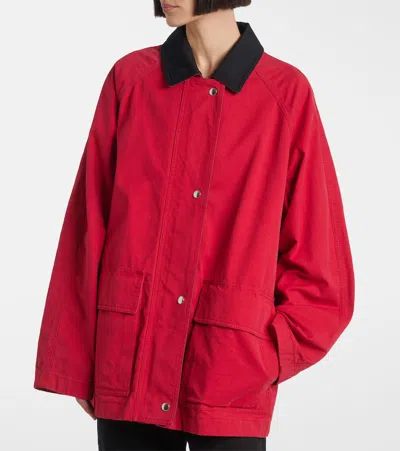 The Row Elodianna Cotton Twill Jacket