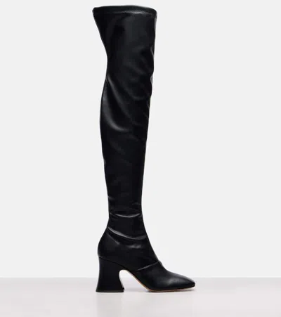 Chloé Janis 80 Faux Leather Over-the-knee Boots