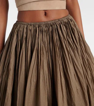 Alaïa Flared Balloon Maxi Skirt