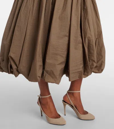 Alaïa Flared Balloon Maxi Skirt