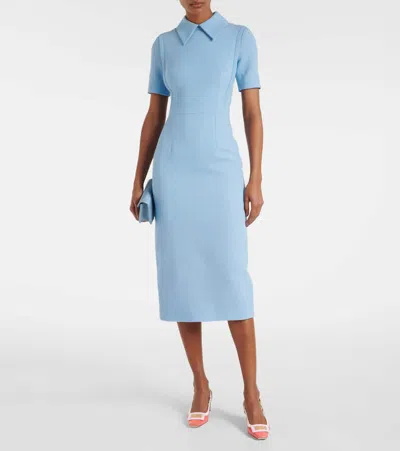 Emilia Wickstead Valletta Wool Cocktail Dress