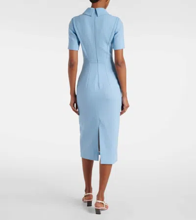 Emilia Wickstead Valletta Wool Cocktail Dress
