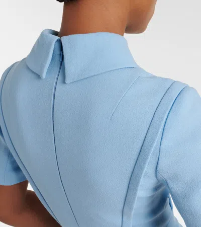 Emilia Wickstead Valletta Wool Cocktail Dress