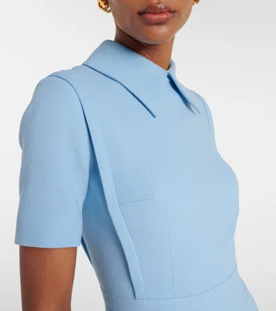 Emilia Wickstead Valletta Wool Cocktail Dress