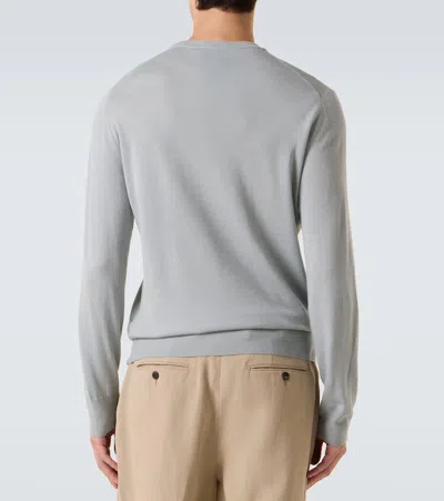 Canali Wool Sweater In Gray