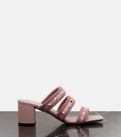 Valentino Rockstud Torchon 60 Leather Mules