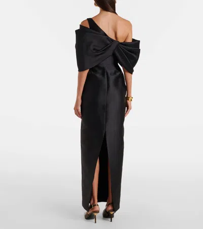 Solace London Davina Maxi Dress In Black