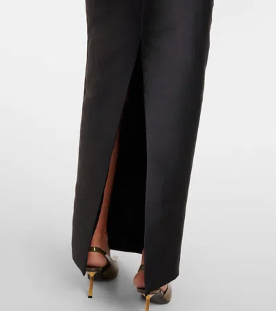 Solace London Davina Maxi Dress In Black