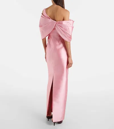 Solace London Davina Maxi Dress In Pink