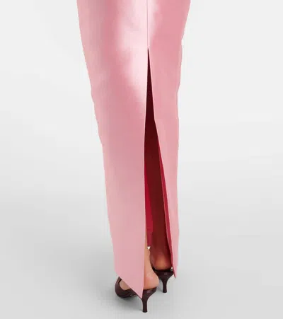 Solace London Davina Maxi Dress In Pink