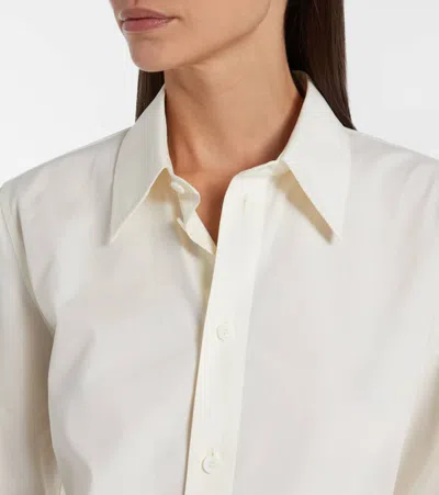 Tod's Belted Cotton Poplin Shirt