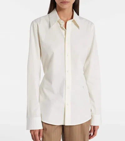Tod's Belted Cotton Poplin Shirt