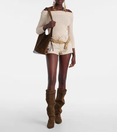 Isabel Marant Elita Suede Knee-high Boots
