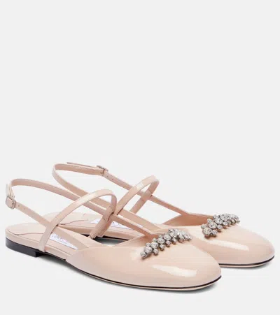 Jimmy Choo Belinda Patent Leather Flats