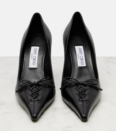 Jimmy Choo Scarlett 95 Leather Pumps