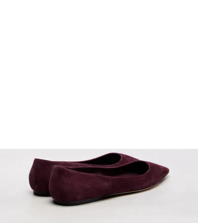 Jimmy Choo Romy 60 Suede Ballet Flats