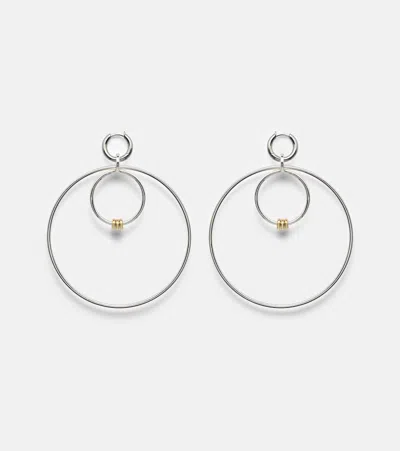Spinelli Kilcollin Echo Sterling Silver And 18kt Gold Hoop Earrings
