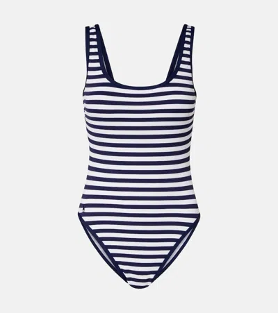 Polo Ralph Lauren Scoop Tank Striped Swimsuit