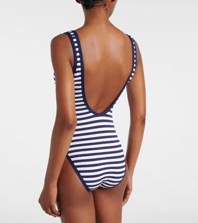 Polo Ralph Lauren Scoop Tank Striped Swimsuit