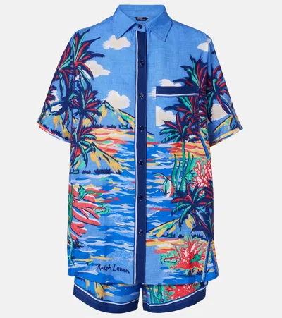 Polo Ralph Lauren Printed Shirt And Shorts Set