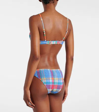 Polo Ralph Lauren Uw Balconette Bra Checked Bikini Top