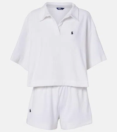 Polo Ralph Lauren Cotton Terry Polo Shirt And Shorts Set