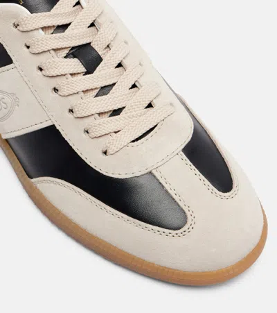 Tod's Leather And Suede Sneakers