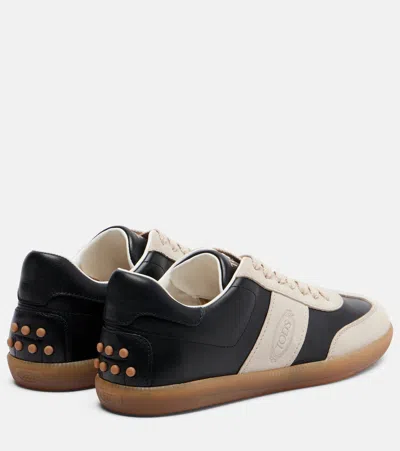 Tod's Leather And Suede Sneakers