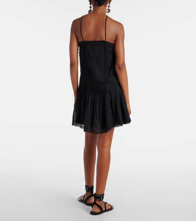 Isabel Marant Étoile Geraldin Lace-trimmed Cotton Minidress