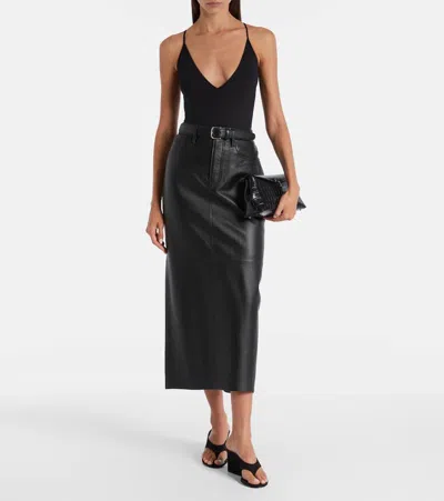 Wardrobe.nyc Wardrobe. Nyc Open-back Bodysuit