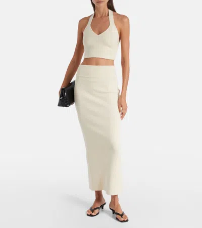 Wardrobe.nyc Wardrobe. Nyc Knitted Cotton Column Skirt