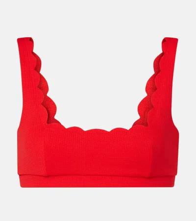 Marysia Mini Palm Springs Scalloped Bikini Top