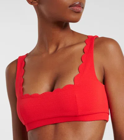Marysia Mini Palm Springs Scalloped Bikini Top