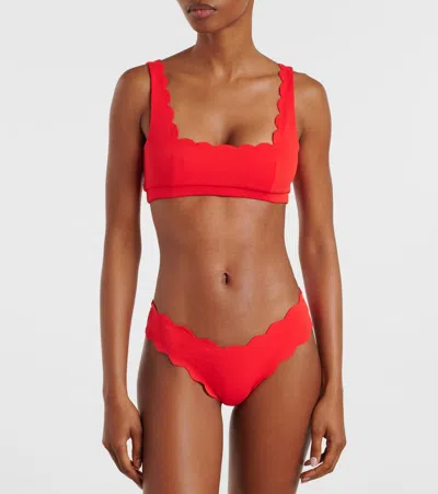Marysia Mini Palm Springs Scalloped Bikini Top