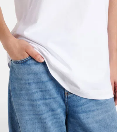 Givenchy Paris Logo Cotton Jersey T-shirt In White