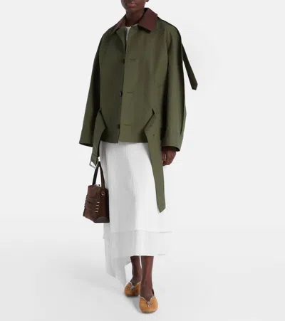 Jw Anderson Biker Suede Ballet Flats