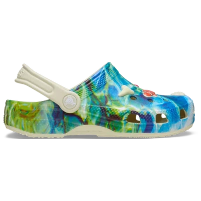 Crocs Kids' Under The Sea Classic Clog In Blue