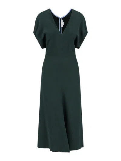 Victoria Beckham Flared Midi Dress