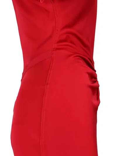 Victoria Beckham Draped Midi Dress