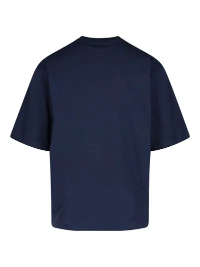 Marni Crew Neck Short Sleeves In Blue
