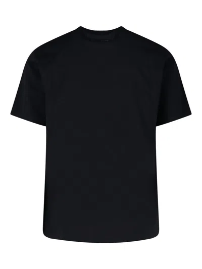 Mm6 Maison Margiela Numeric Signature Mm6 T-shirt Black In Black