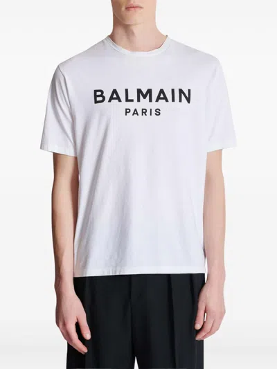 Balmain Printed Cotton T-shirt