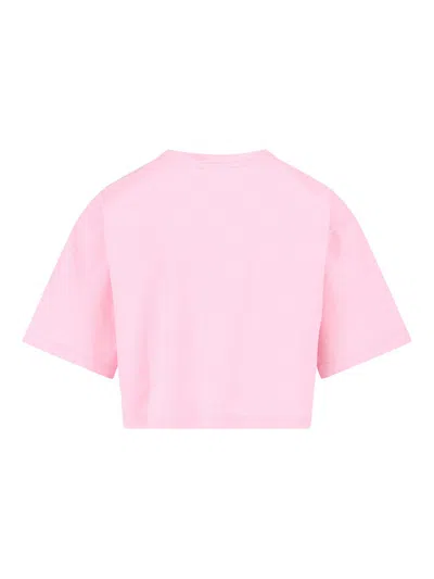 Balmain T-shirt Crop Logo