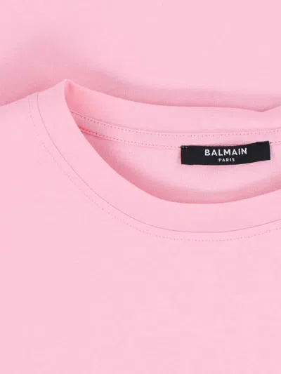 Balmain T-shirt Crop Logo